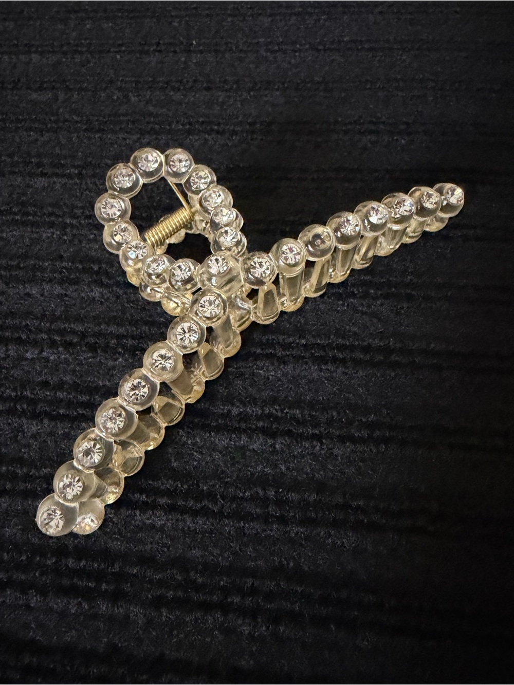 Diamond Gold Claw Clip For Hair - Hair Clip